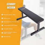 Flat Bench Press for Home Gym - 110kg Capacity