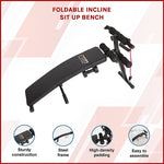 Foldable Incline Sit-Up Bench for Home Gym Workouts
