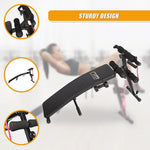 Foldable Incline Sit-Up Bench for Home Gym Workouts