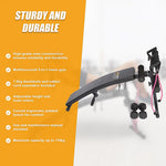 Foldable Incline Sit-Up Bench for Home Gym Workouts