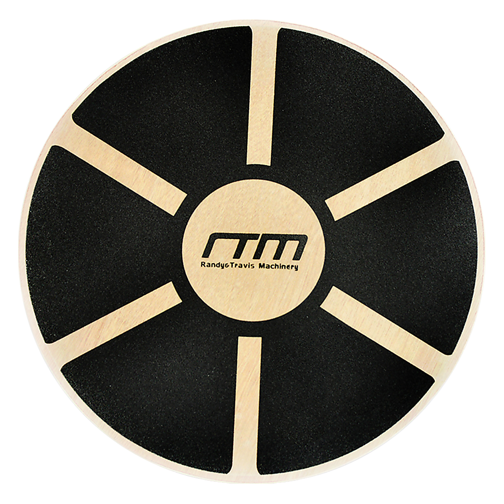 15.5" Wooden Balance Board with Non-Slip Surface for Fitness