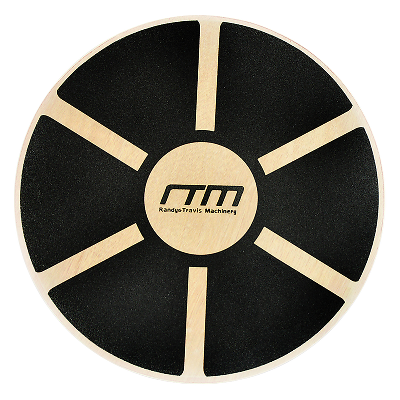 15.5" Wooden Balance Board with Non-Slip Surface for Fitness