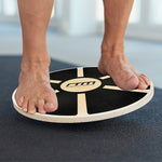 15.5" Wooden Balance Board with Non-Slip Surface for Fitness
