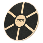 15.5" Wooden Balance Board with Non-Slip Surface for Fitness