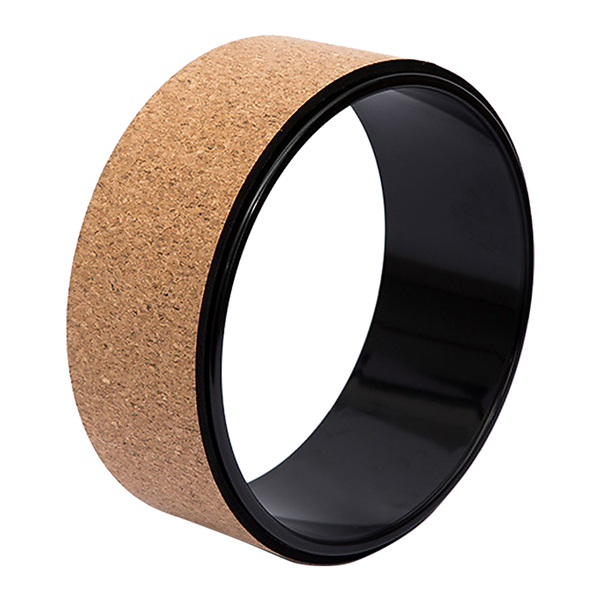 Cork Yoga Wheel for Stretching and Pilates - 13 cm Diameter
