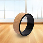 Cork Yoga Wheel for Stretching and Pilates - 13 cm Diameter
