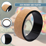 Cork Yoga Wheel for Stretching and Pilates - 13 cm Diameter