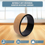 Cork Yoga Wheel for Stretching and Pilates - 13 cm Diameter