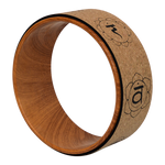 Cork Yoga Wheel for Stretching and Flexibility - 33cm Diameter