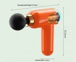 Deep Blue Portable Massage Gun - 4 Heads, 9 Speed Settings