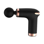 Black Massage Gun - 6-Speed Deep Tissue Massager with 4 Heads