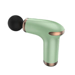Green 6-Speed Deep Tissue Massage Gun with 4 Heads