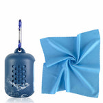 Light Blue Quick Dry Cooling Towel Set - Microfiber Sport Towels