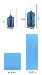 Light Blue Quick Dry Cooling Towel Set - Microfiber Sport Towels