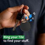 White Android Tracker - Bluetooth 5.4 Luggage and Pet Tracker