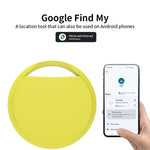 Yellow Android Tracker - Bluetooth 5.4 Pet and Luggage Device