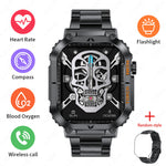 LIGE Smartwatch with Flashlight, Compass & Wireless Calling