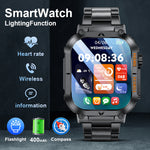 LIGE Smartwatch with Flashlight, Compass & Wireless Calling