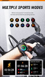 LIGE Smartwatch with Flashlight, Compass & Wireless Calling