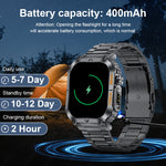 LIGE Smartwatch with Flashlight, Compass & Wireless Calling