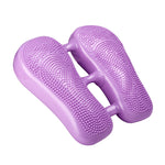 Dual-Side Textured Balance Board - Core Strengthener, Purple