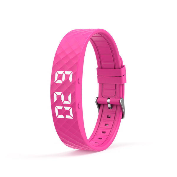 Smart Vibrating Alarm Watch - Digital Fitness Tracker Wristband