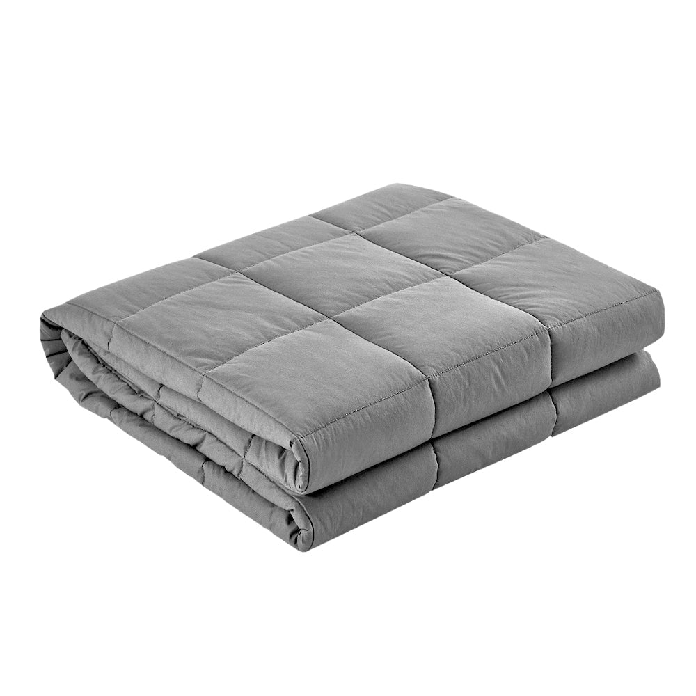 Giselle Weighted Blanket 7KG Microfibre for Deep Relaxation