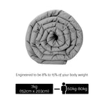 Giselle Weighted Blanket 7KG Microfibre for Deep Relaxation