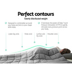 Giselle Weighted Blanket 7KG Microfibre for Deep Relaxation