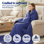 Giselle Bedding Weighted Blanket 9KG Microfibre Blue