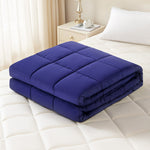Giselle Bedding Weighted Blanket 9KG Microfibre Blue