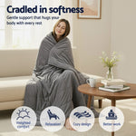 Giselle 11kg Weighted Blanket for Adults and Kids - Sherpa Fleece