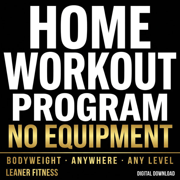Bodyweight Home Workout Program - No Equipment Needed