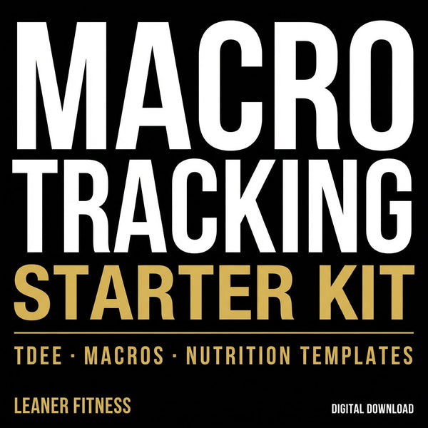 Macro Tracking Starter Kit PDF Guide & Excel Tracker