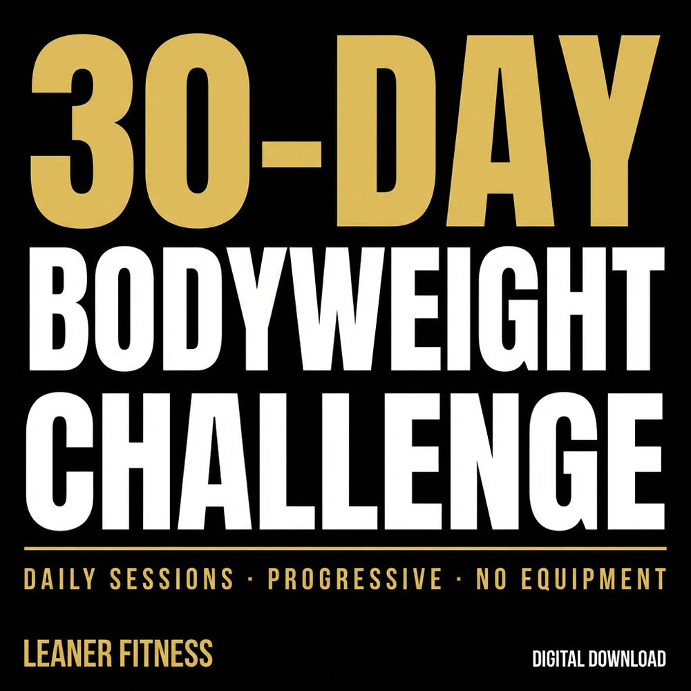 30-Day Bodyweight Fitness Challenge - Digital Download